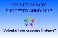 Servizio Civile - progetto 2013